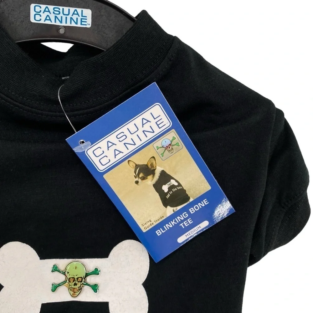 Casual Canine Bad To The Bone Dog Shirt Medium